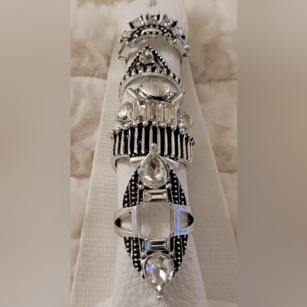 Free People Silver Rings Set - Picture 3 of 12